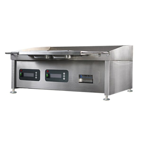 Synergy GRID900E-S Electric Griddle with Smooth Mild Steel Top & Garnish Rail - Image 2