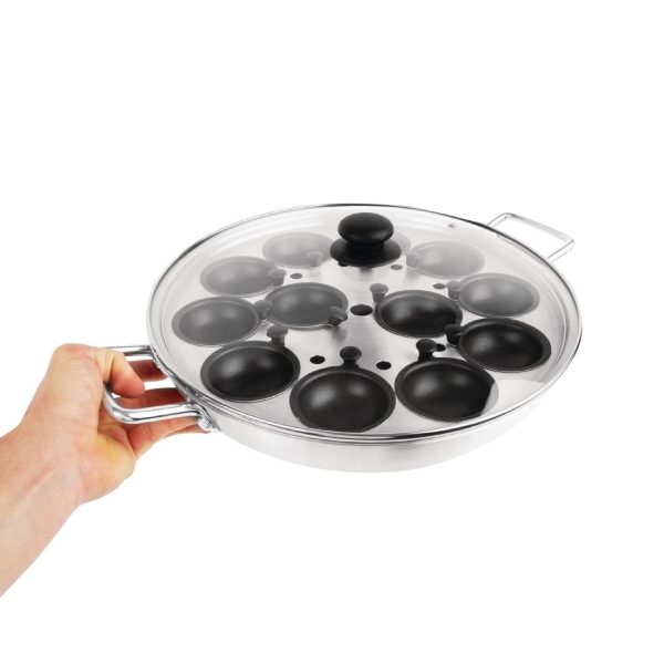 Vogue Aluminium Egg Poacher 35cm - Image 3