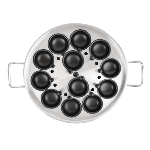 Vogue Aluminium Egg Poacher 35cm - Image 4