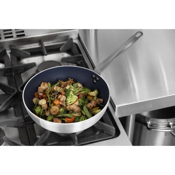 Vogue Aluminium Non-Stick Flared Induction Sauté Pan 28cm - Image 7