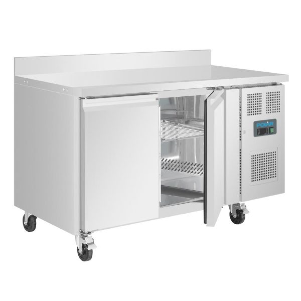 Polar U-Series Double Door Counter Fridge with Upstand 282Ltr - Image 5