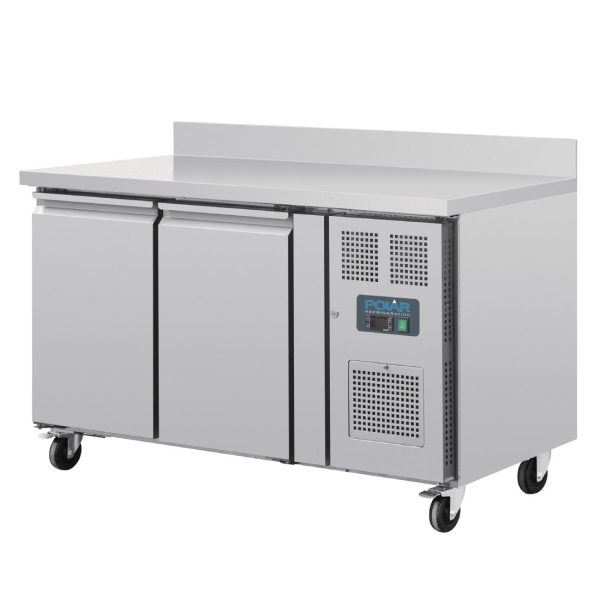 Polar U-Series Double Door Counter Fridge with Upstand 282Ltr - Image 9
