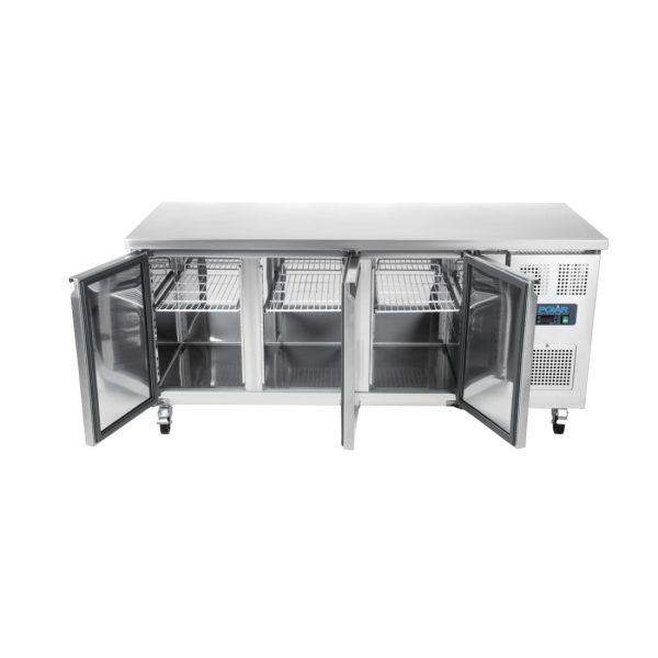 Polar U-Series Triple Door Counter Fridge 417Ltr - Image 9