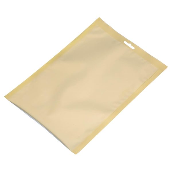 Vogue Gold Flat Vacuum Pouches 250x350mm (100 Pack)