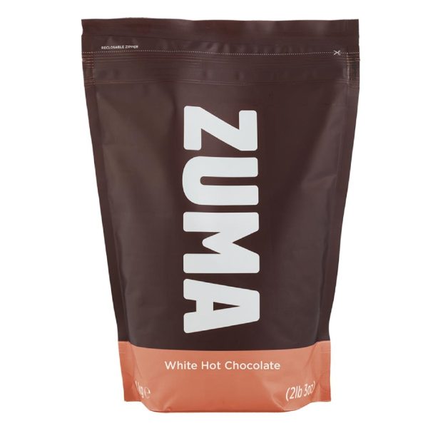 Zuma White Hot Chocolate Powder Pouch 1kg