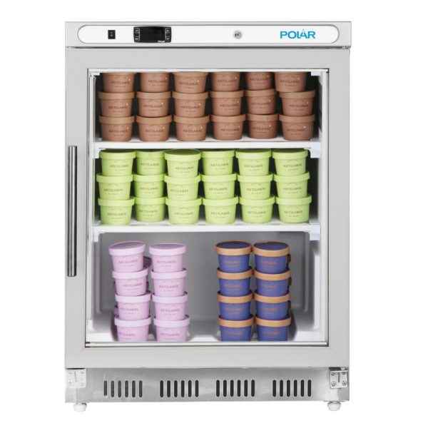 Polar C-Series Undercounter Stainless Steel Display Freezer - Image 4