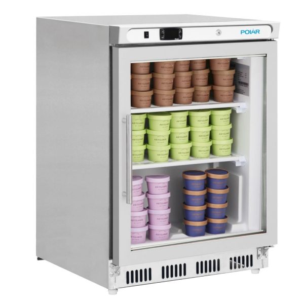 Polar C-Series Undercounter Stainless Steel Display Freezer - Image 5