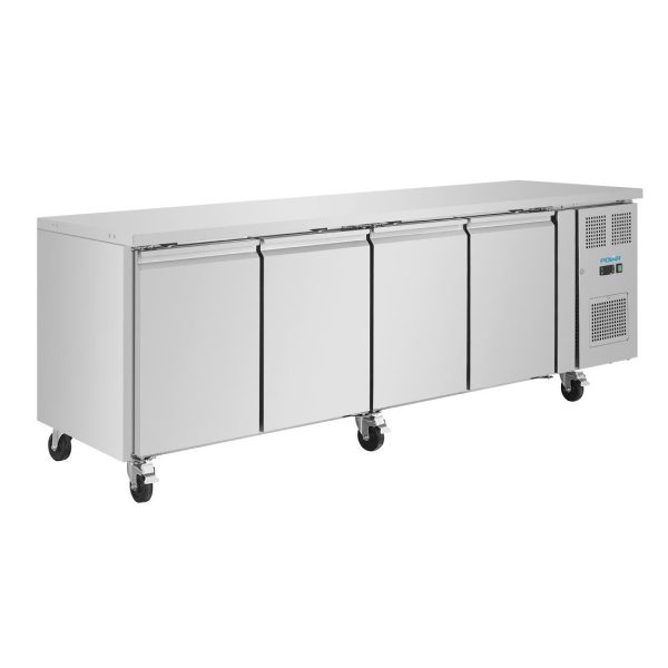 Polar U-Series Four Door Counter Fridge 553Ltr