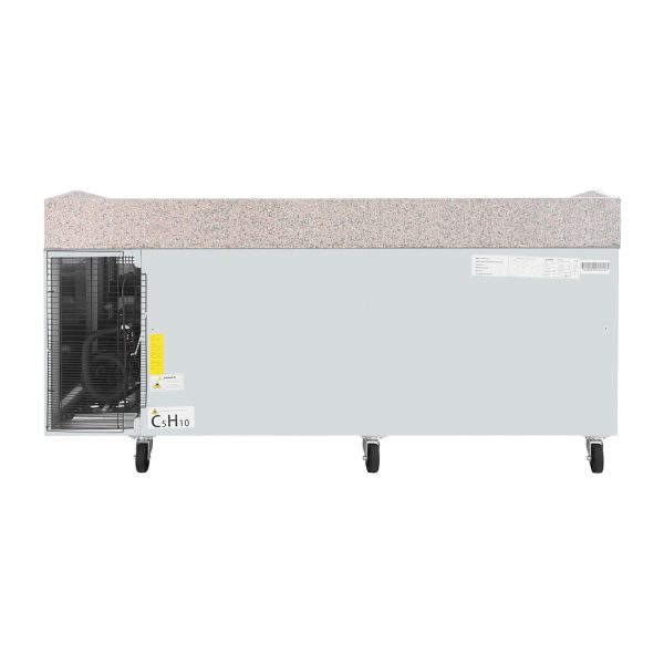 Polar U-Series Bakery Counter Fridge with Granite Top 634Ltr - Image 4