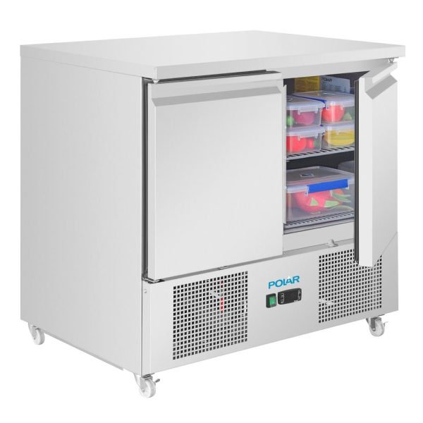 Polar U-Series Ventilated 2 door Saladette Counter - Image 4