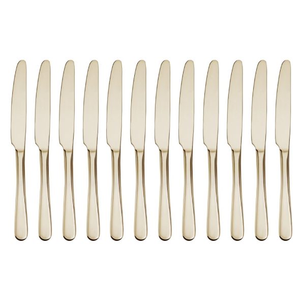 Olympia Buckingham Table Knives Champagne Gold (12 Pack) - Image 3