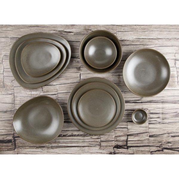Olympia Ember Mahogany Coupe Plates 230mm (6 Pack) - Image 5