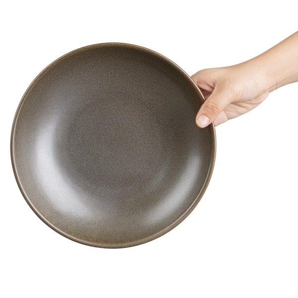 Olympia Ember Mahogany Low Coupe Bowls 230mm (4 Pack) - Image 4