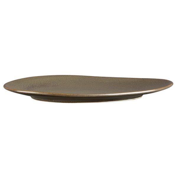Olympia Ember Mahogany Triangle Plates 308x255mm (4 Pack) - Image 3