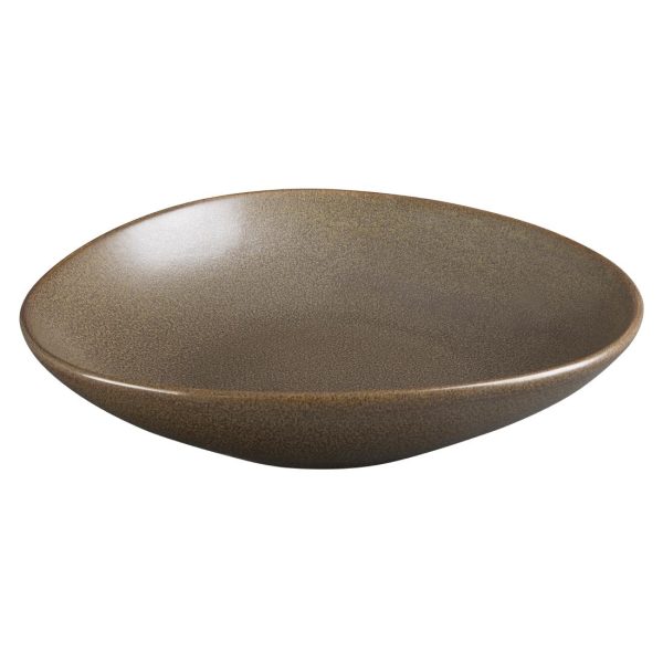 Olympia Ember Mahogany Triangle Bowls 245x220mm (4 Pack) - Image 2