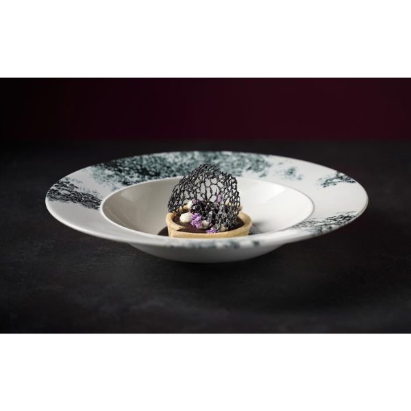 Churchill Alchemy Ambience Standard Rim Bowls Smoke Black 280mm (6 Pack) - Image 9