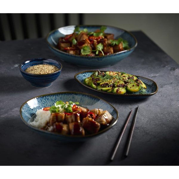 Churchill Envisage Cascade Sapphire Blue Natural Bowls 220mm (6 Pack) - Image 2