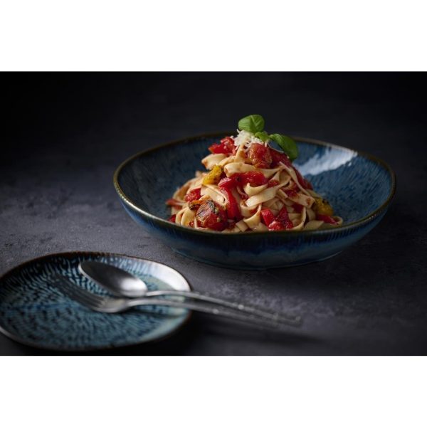 Churchill Envisage Cascade Sapphire Blue Natural Deep Bowls 250mm (6 Pack) - Image 2