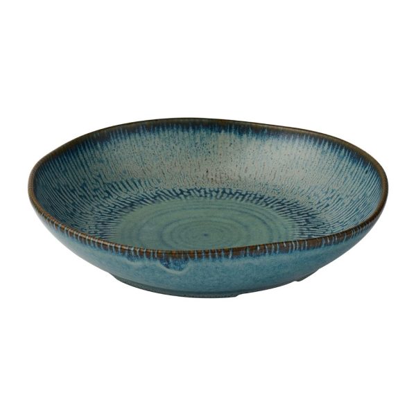 Churchill Envisage Cascade Sapphire Blue Natural Deep Bowls 250mm (6 Pack)