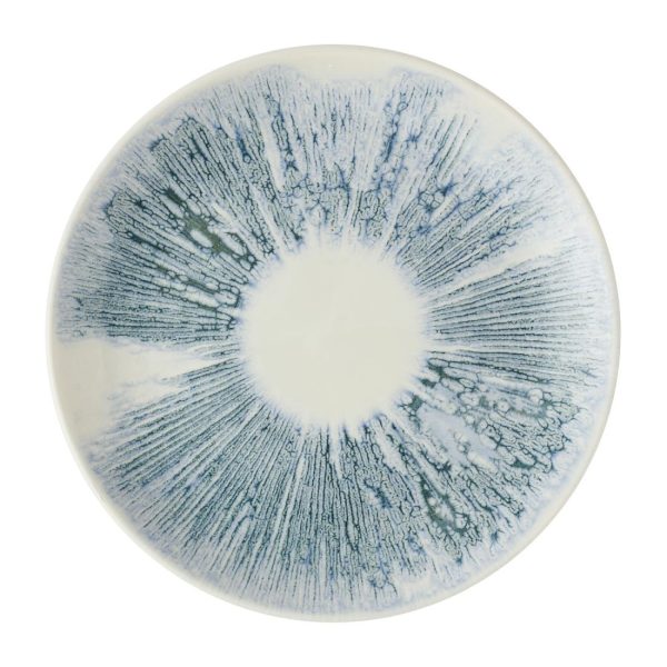 Churchill Lyra Blue Evolve Coupe Plates 217mm (12 Pack)