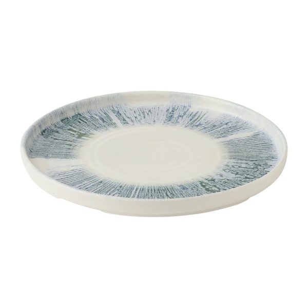 Churchill Lyra Blue Walled Plates 260mm (6 Pack) - Image 4