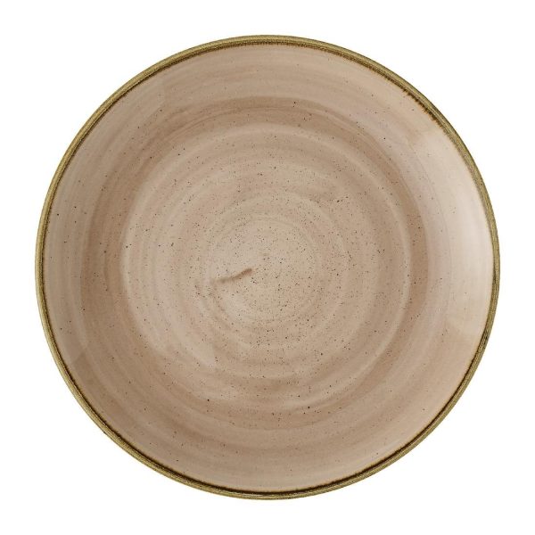 Churchill Stonecast Truffle Evolve Coupe Plates 217mm (12 Pack)