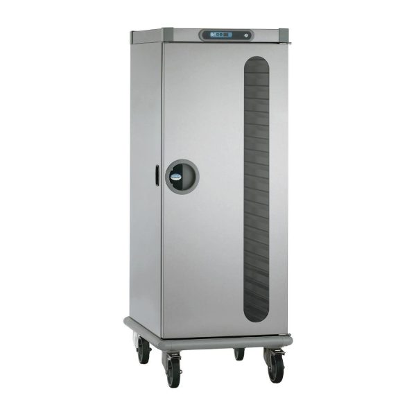 Tournus Roll'Service Heated Banquet Cart Glazed St/St Door 20x GN 2/1 507482AS
