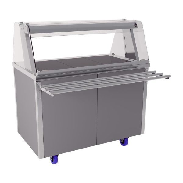 Glide Ceran Top Hot Cupboard Heated Gantry 3x GN 1/1 GHP3