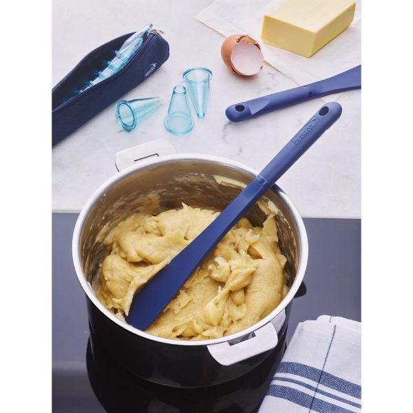 Deglon Stop Glisse Rigid Blue Heat Resistant Spatula 300mm - Image 3