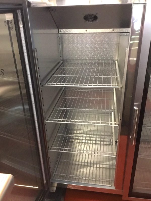 POLAR Upright Double Glass Door Display Fridge 1200Lt - Image 2