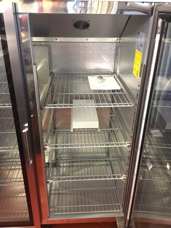 POLAR Upright Double Glass Door Display Fridge 1200Lt - Image 4