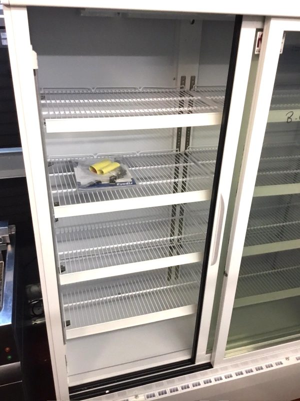 Upright Display Fridge Sliding Double Door 1200 Litre - Image 2