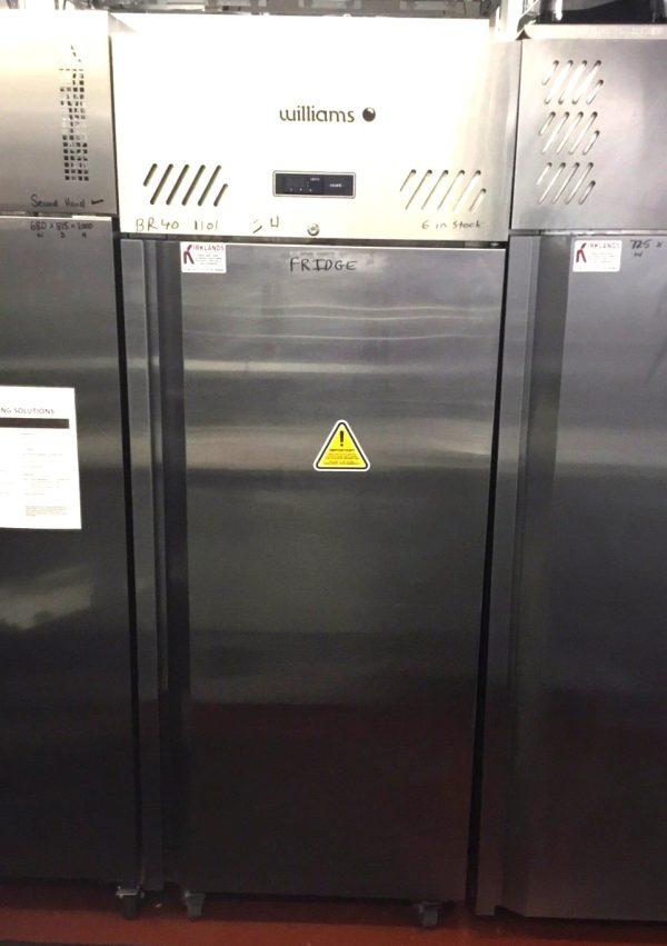Williams Single Door Upright Fridge 620Ltr Fits 2/1 GN Pans