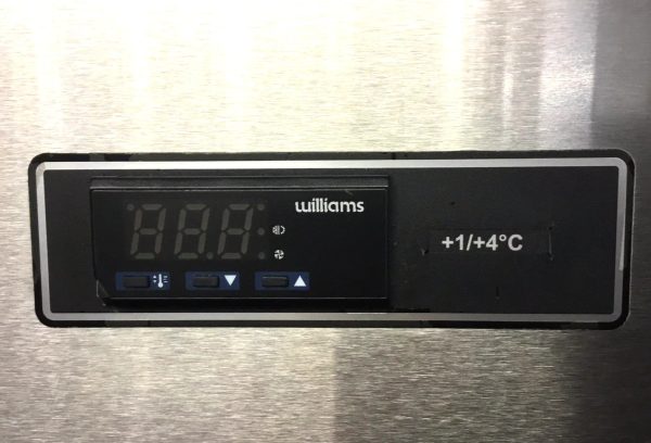 Williams Single Door Upright Fridge 620Ltr Fits 2/1 GN Pans - Image 3