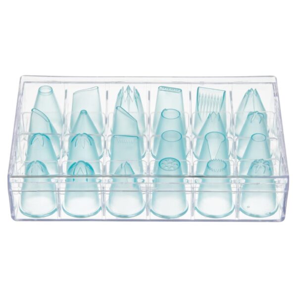 Vogue Polycarbonate Cake Decorating Tips (Pack 24) - Image 2