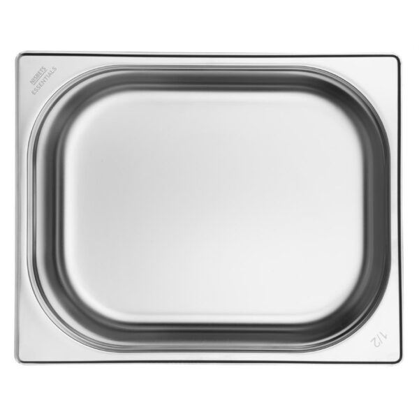 Nisbets Essentials Stainless Steel 1/2 Gastronorm Tray 65mm (Pack 3) - Image 4