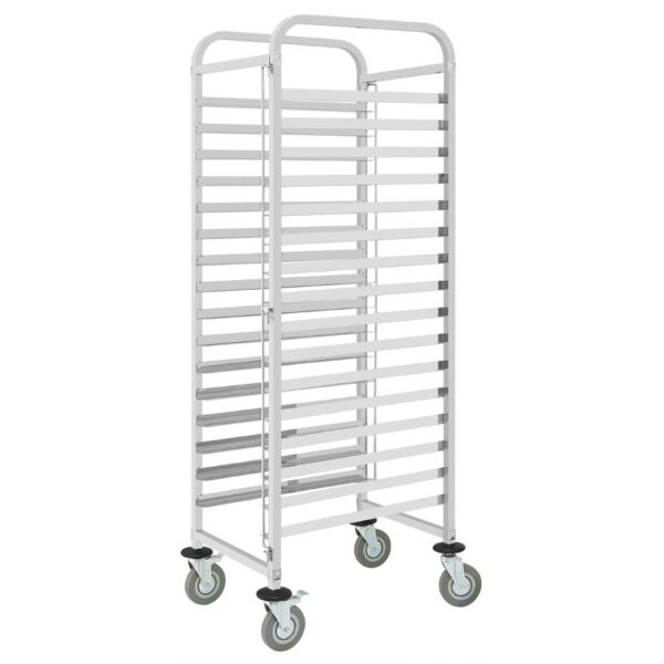 Vogue 16 Patisserie Tray Racking Trolley