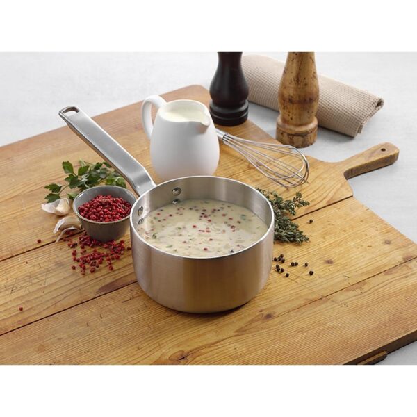 Samuel Groves Stainless Steel Saucepan and Glass Lid 18cm - Image 4