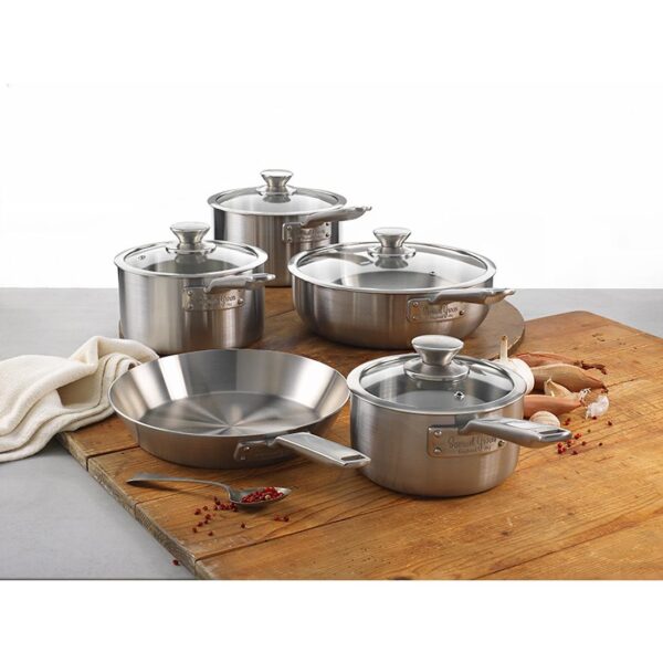 Samuel Groves Stainless Steel Saucepan and Glass Lid 18cm - Image 6