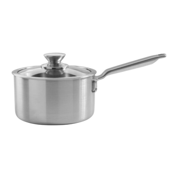 Samuel Groves Stainless Steel Saucepan and Glass Lid 18cm - Image 10