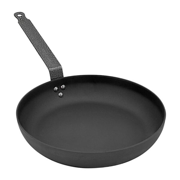 Samuel Groves Professional Seasoned Carbon Steel Omelette Pan 26cm - Image 2