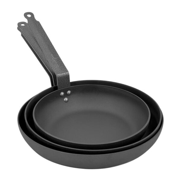Samuel Groves Professional Seasoned Carbon Steel Frying Pan 20cm - Image 3