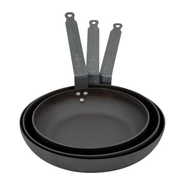 Samuel Groves Professional Seasoned Carbon Steel Frying Pan 20cm - Image 4