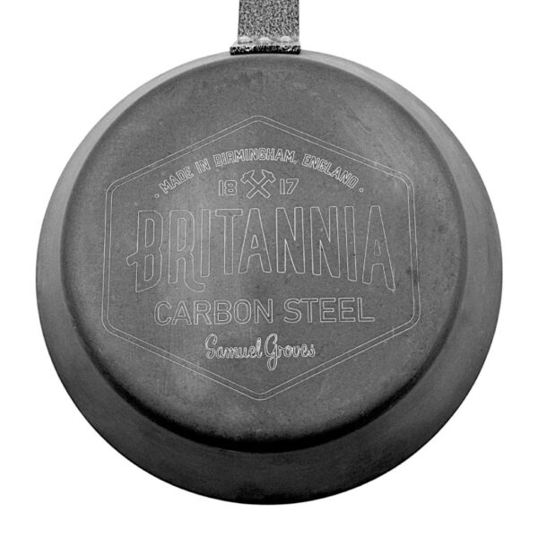 Samuel Groves Professional Seasoned Carbon Steel Frying Pan 20cm - Image 2