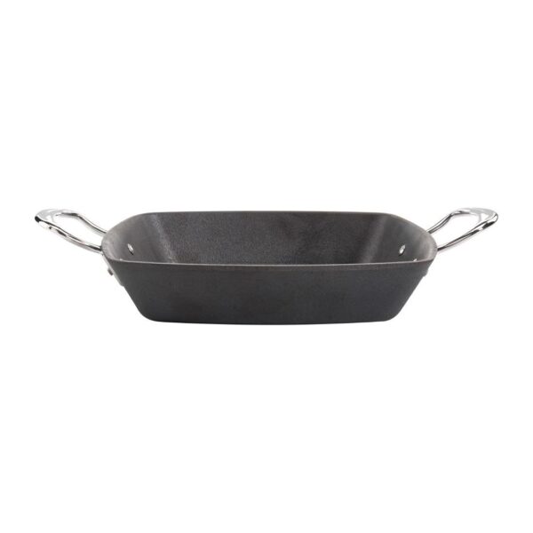 Britannia Cast Iron Double Handle Square Grill Pan 26cm - Image 3