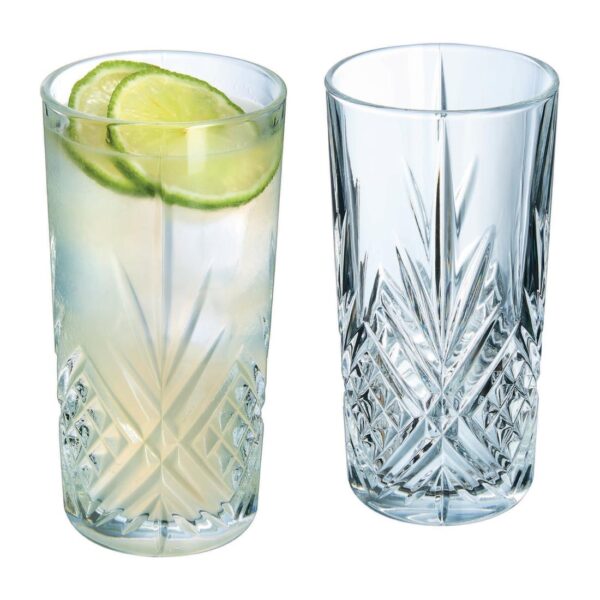 Cristal d'Arques Masquerade Toughened Hiball Glasses 380ml (24 Pack) - Image 3
