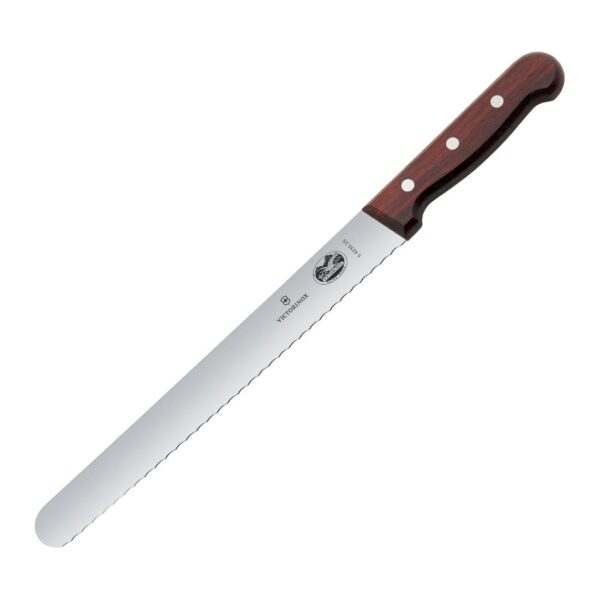 Victorinox Wood Handle Serrated Slicing Knife 25cm - Image 2