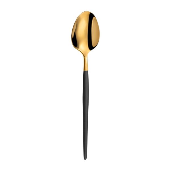Amefa Soprano Dessert Spoons Black & Gold (12 Pack) - Image 2