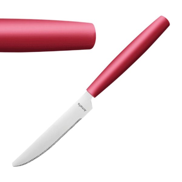 Amefa PIXEL Table Knives Red (12 Pack)