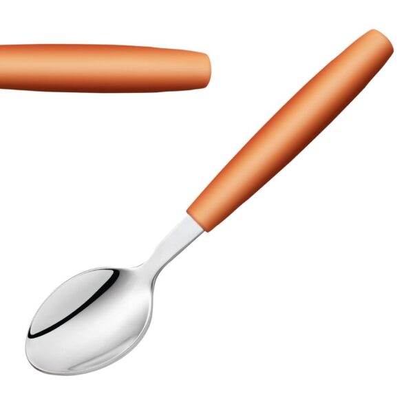 Amefa PIXEL Dessert Spoons Orange (12 Pack)